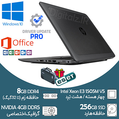 لپ تاپ رندرینگ Xeon برند HP ZBOOK رم 8 هارد SSD 256