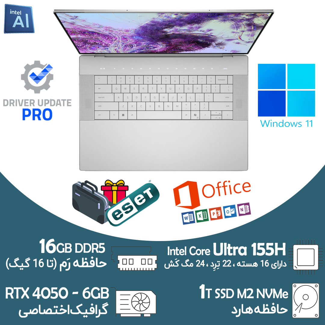 لپتاپ مناسب هوش مصنوعی Dell XPS